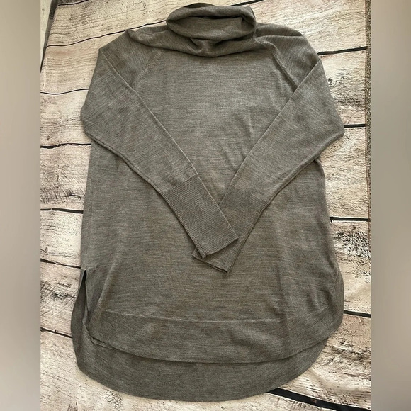 Women’s Part Two Copenhagen gray turtleneck sweater Large - Picture 1 of 3